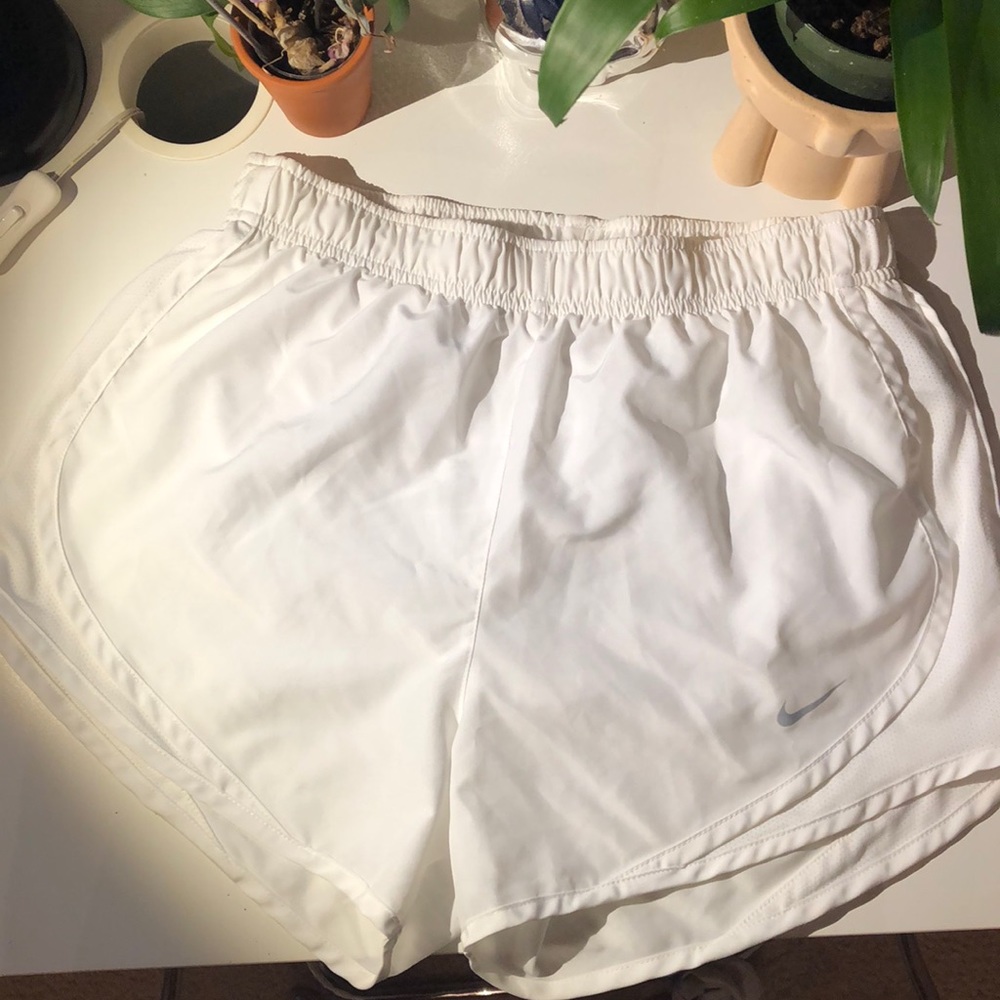White Nike Athletic Shorts
